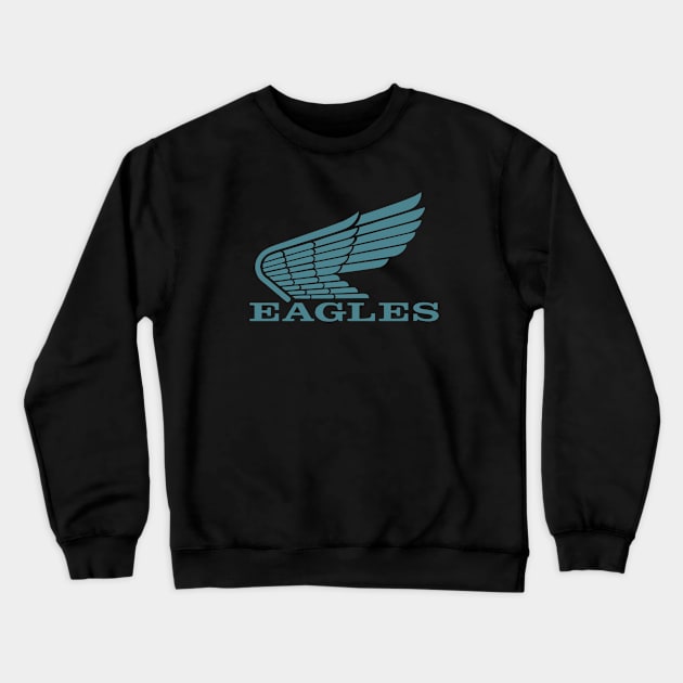 Philadelphia Eagles 1 by Buck Tee Crewneck Sweatshirt by Buck Tee